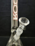 ROOR - 17.5" Beaker Bong 18mm Joint & Bowl w/ Ice Pinches - White & Red Label - [R063] - $450