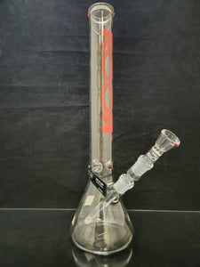ROOR - 17.5" Beaker Bong 18mm Joint & Bowl w/ Ice Pinches - Red Label - [R058] - $430