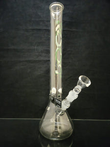 ROOR - 18" Beaker Bong 18mm Joint & Bowl w/ White Ice Pinches - Camo Label - [R025] - $430