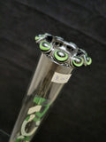 ROOR - 18" Beaker Bong 18mm Joint & Crown Top Bowl w/ Colored Ice Pinches & Crown Top - Camo Label - [R009] - $700