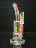 Medicali - 8.5" Straight Honeycomb Bent Neck Rig w/ Titanium Nail - Colors Available (MER14) - $500