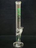 Medicali - 18" Straight Bong w/ Ice Pinches (50MM Tube) - Green/Black Label (MES27) - $330