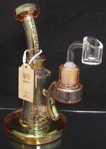 Cheech Glass - 7.5" Incycler Rig w/ Banger - Fumed - $110