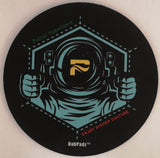 DabPadz - 8" Round Fabric Top Shock Absorbent Dab Mat - Designs Available