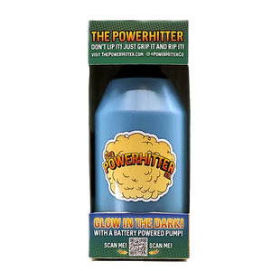The PowerHitter - Limited Edition Glow in the Dark PowerHitter w/ Mini Auto Pump - Glow in the Dark Blue - $60