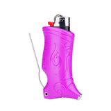 Toker Poker - Bic Lighter Case w/ Retractable Stainless Steel Poker and Stainless Steel Tamper - Colors Available