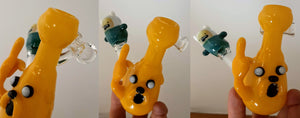 Bose Oner Glass - 4.5" Adventure Time Pendant Rig (Jake the Dog) + Free Banger - $430