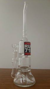 RUN 710 by Natty - 11.5" Bent Neck Rig 14mm Female Joint + Free Banger - $300