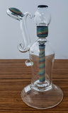 Living Glass Works - 7" Worked Rig + Free Banger - Colors Available - $200