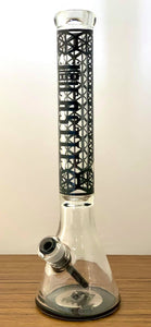 Castle Glassworks - 16.5" Beaker Bong - Black - $90