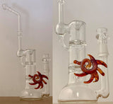 Natty Glassworks - 14" Natural Perk Rig + Free Banger - $300