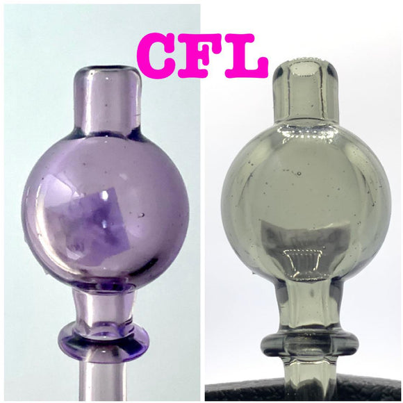 Julio Glass - Long Handle Bubble Carb Cap - CFL - $75