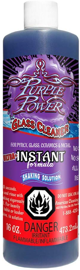 Purple Power - Instant Bong Cleaning Liquid - 16 oz