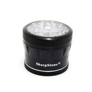 Sharpstone - 2.5" V2 Grinder Clear Top 4-Piece (Colors Available)