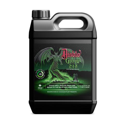 Diablo Nutrients - Grow 3 Part Fertilizer - 4 L