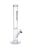 HOSS Glass - 18" Straight Bong Colored Logo - Colors Available