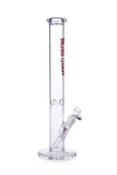 HOSS Glass - 18" Straight Bong Colored Logo - Colors Available