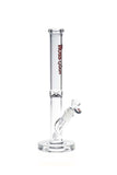 HOSS Glass - 13.5" Straight Tube with Debossed Base - Colors Available