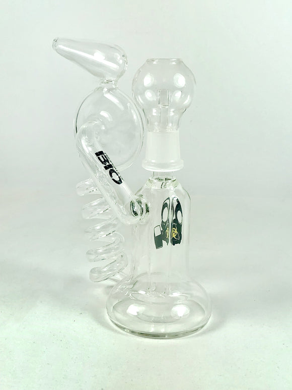 Bio Glass - Showerhead Recycler Rig w/ Dome & Nail - $90