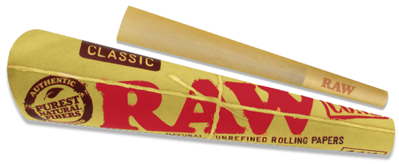 Raw - 6 Pack Classic 1 ¼ Pre Rolled Cones
