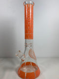 Legendary - 16" Beaker Bong - Orange - $140