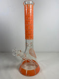 Legendary - 16" Beaker Bong - Orange - $140