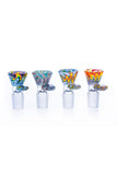 Hoss Glass - 14mm - 18mm Color Reversal Cone Bowl