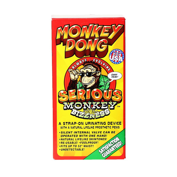 Monkey Dong - Novelty Strap-On Fake Urine Device