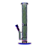 Red Eye Tek - Twist Honeycomb Straight Tube Bong - Colors Available
