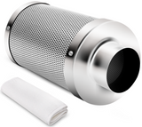 6" Inline Fan w/ Charcoal Filter and Ducting Combo