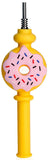 7" Silicone Donut Nectar Collector - Colors Available