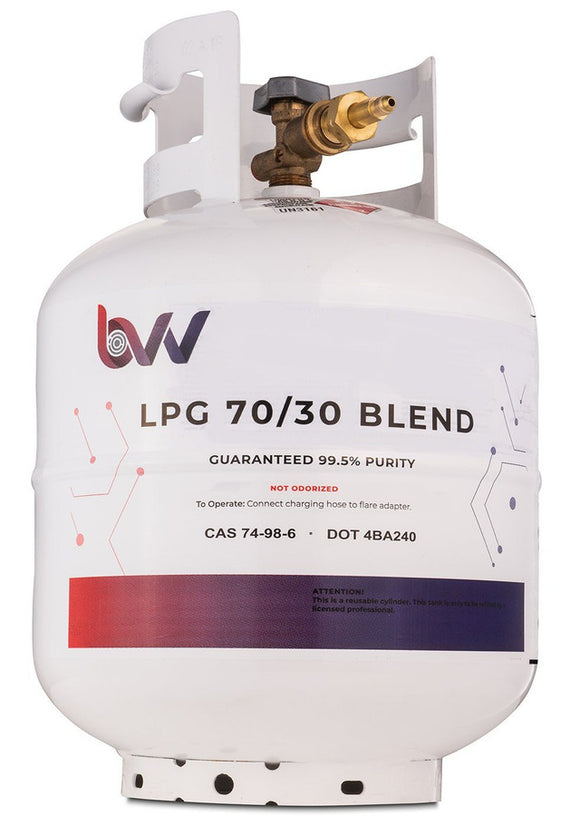 BVV (Best Value Vacs) - 20LB High Purity USA N-Butane 70/30% N-Butane/Propane Blend