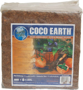 Earth Safe - Coco Earth Compressed Coconut Coir - 60 L