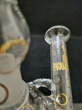 JAG (Just Another Glassblower) x Hitman Glass Collaboration - 4,5" Phase Two Rig - 14mm Male - Clear - $380