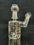 JAG (Just Another Glassblower) x Hitman Glass Collaboration - 4,5" Phase Two Rig - 14mm Male - Clear - $380