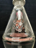 Illadelph Glass - 15.5” Beaker Bong w/ Glycerin Coil - Pink - $1600
