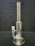 White Tail Glass - 14" Circ Bong - Clear (WT08) - $300