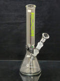ROOR - 13.5" Beaker Bong w/ Matching Bowl - Green - [R054] - $320