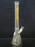 Medicali - 18" Beaker Bong w/ Ice Pinches (45mm Tube) - Colors Available (MEB28)