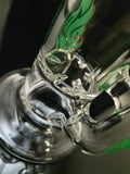 Medicali - 9.5" Straight Spinner Rig w/ Titanium Nail - Green Label (MER22) - $450