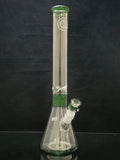 OJ Flame - 18" Accented Colins Beaker Bong with Opal Bowl [OJ05] - $650