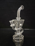 Silika Glass - 9.5" Hourglass Shaped Stemline Rig [SIR6]