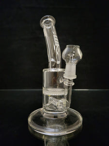 Silika Glass - 8.5" Inline To Honeycomb Rig w/ Dome [SIR23]