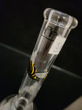 Silika Glass - 8.5" Bee Print Mini Rig w/ Dome [SIR32] - $130