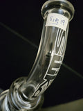 Silika Glass - 8" Bent Neck Rig w/ 14mm Female Joint [SIR19] - $250