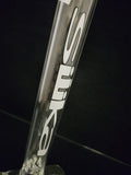 Silika Glass - 13.5" Inline Rig w/ Flower Bowl - White Logo [SIR27] - $250