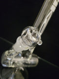 Silika Glass - 13.5" Inline Rig w/ Flower Bowl - White Logo [SIR27]