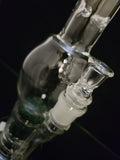 HBG (Home Blown Glass) - 16" Double Fritted Perc Bong - $460
