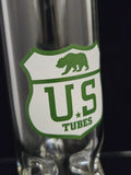 US Tubes - 5mm 12" Beaker Bong - Colors Available [US09] - $239.99