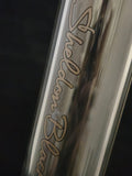 Sheldon Black - 16” Straight Bong Silver Signature Label (SH48) - $260